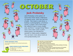 Jack Prelutsky - Pennsylvania`s Promise for Children