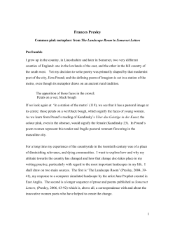 Common pink metaphor: from &ldquo;The Landscape Room&rdquo; to