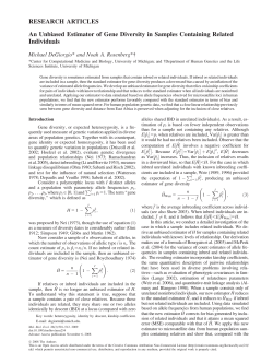 An Unbiased Estimator of Gene Diversity in Samples Containing