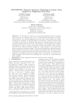 ENCOPLOT: Pairwise Sequence Matching in Linear Time Applied to