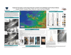 Deglacial Chronology of the Sturgis Moraine in