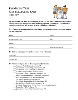 Kids Collecting Cans Project Guide