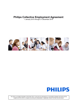 Philips Collective Employment Agreement
