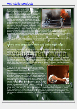 How anti-static products work