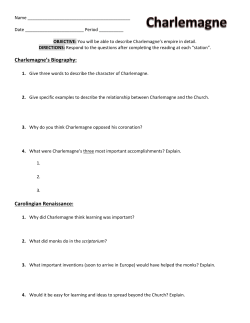 Charlemagne`s Biography: Carolingian
