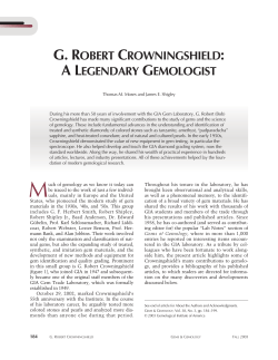 G. Robert Crowningshield: A Legendary Gemologist