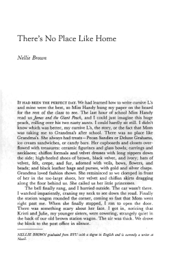There`s No Place Like Home - Dialogue: A Journal of Mormon Thought