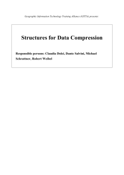 Structures for Data Compression - GITTA