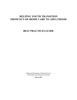 helping youth transition from out-of