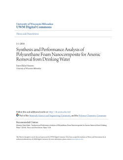 Synthesis and Performance Analysis of Polyurethane Foam