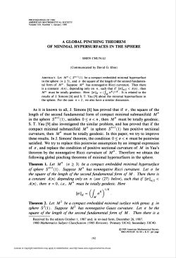 of minimal hypersurfaces in the sphere