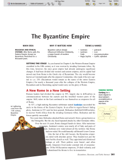 The Byzantine Empire