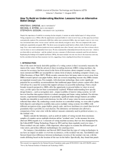 How To Build an Undervoting Machine: Lessons from an