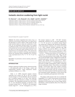 Inelastic electron scattering from light nuclei