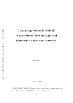 Comparing Poiseuille with 1D Navier