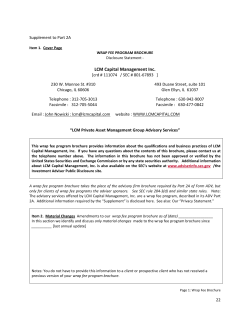 LCM Capital Management Inc.