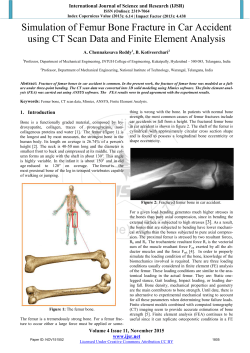 Simulation of Femur Bone Fracture in Car Accident using CT