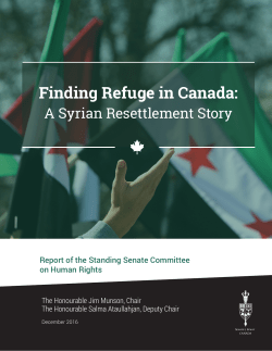 Finding Refuge in Canada