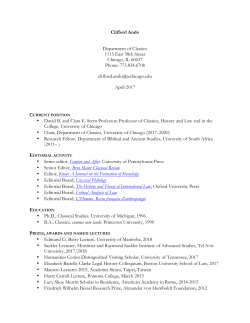 Ando CV - Chicago Classics!