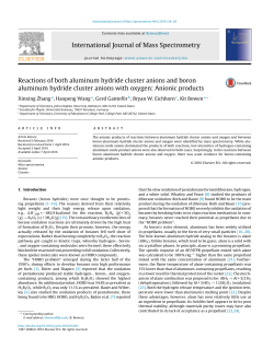 Reactions of both aluminum hydride cluster anions and boron