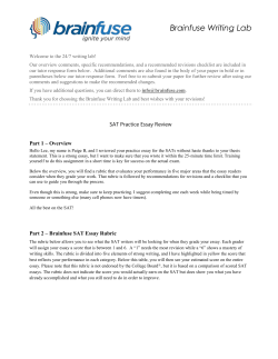 Title of Sample: &ldquo;Haste Makes Waste&rdquo;