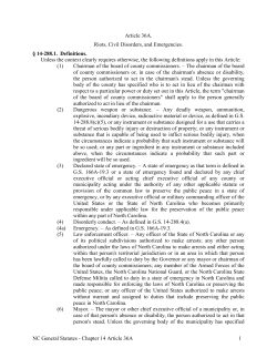 NC General Statutes - Chapter 14 Article 36A 1 Article 36A. Riots