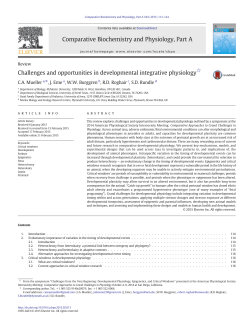 Challenges and opportunities in developmental