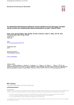 An optimized histochemical method to assess skeletal
