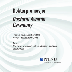Doctoral Awards Ceremony