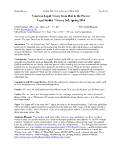 Spring 2014 - Social Science Computing Cooperative