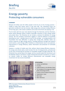 Energy poverty - European Parliament