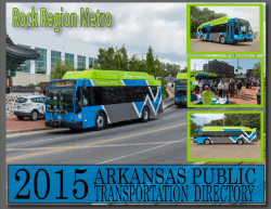 Public Transportation Directory - Arkansas State Highway and