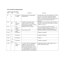 Page 1 TLG Unicode Proposal (draft). 3. Idiosyncratic signs (163