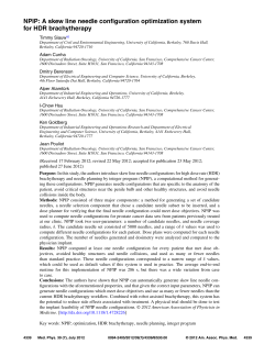 NPIP: A skew line needle configuration optimization