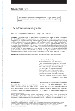 The Medicalization of Love - Cambridge University Press