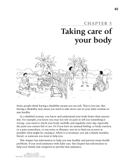 Taking care of your body - Hesperian Health Guides