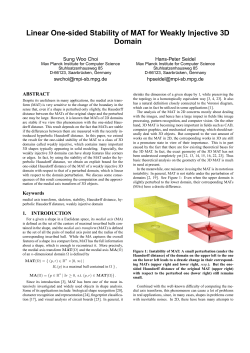 Linear One-sided Stability of MAT for Weakly Injective 3D