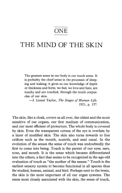 THE MIND OF THE SKIN - Canvas by Instructure
