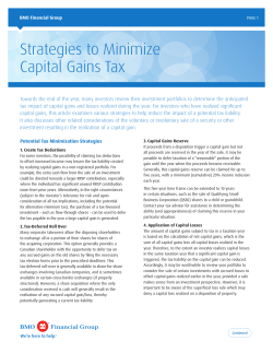 Strategies to Minimize Capital Gains Tax