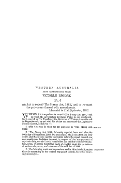 The Stamp Act, 1881