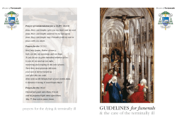 guidelines for funerals