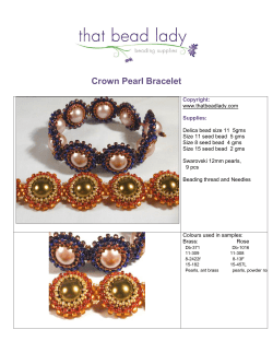 Crown Pearl Bracelet