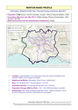 Newton Ward Profile: May 2017 Opens new window