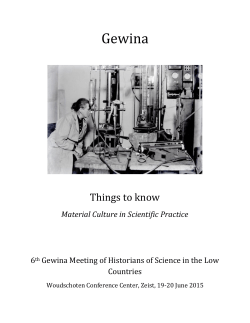Gewina - Museum Boerhaave