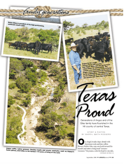 Generations of Angus and of the Giles family have flourished in the