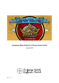 2 Samuel Studies