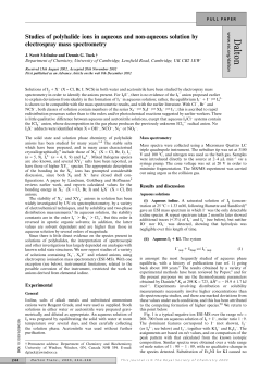 Studies of polyhalide ions in aqueous and non