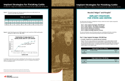 Implant Strategies for Finishing Cattle