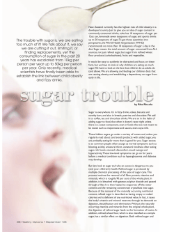 The trouble with sugar is, we are eating too much of it! We talk about