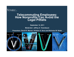 Telecommuting Employees: How Nonprofits Can